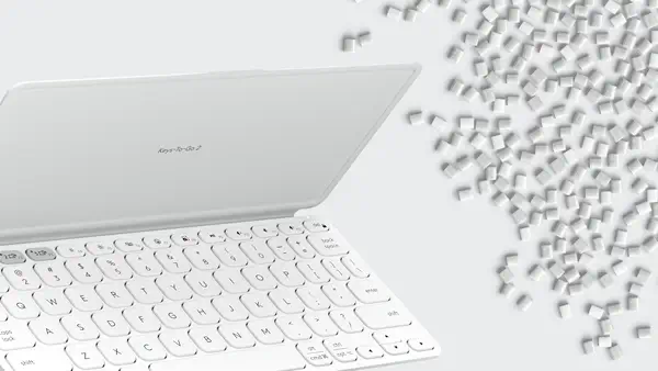 Logitech Keys-To-Go 2 AZERTY Français Bluetooth Blanc - Clavier - visuel 9