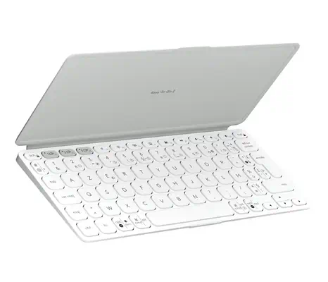 Logitech Keys-To-Go 2 AZERTY Français Bluetooth Blanc - Clavier - visuel 2