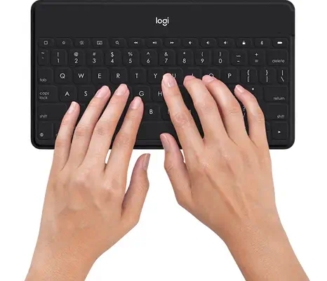 Logitech Keys-To-Go AZERTY Français Bluetooth Noir - Pack Clavier, souris - visuel 2