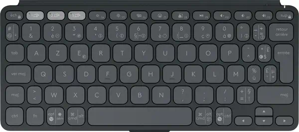 Logitech 920-012967 clavier Universel Bluetooth AZERTY Français Graphite Logitech - visuel 1 - hello RSE - Puissamment portable. Pour tablettes