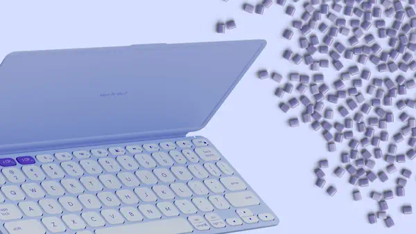 Logitech Keys-To-Go 2 AZERTY Français Bluetooth Lilas - Clavier - visuel 9