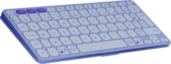 Logitech 920-012969 clavier Universel Bluetooth AZERTY Français Lilas Logitech - visuel 1 - hello RSE - Protégé