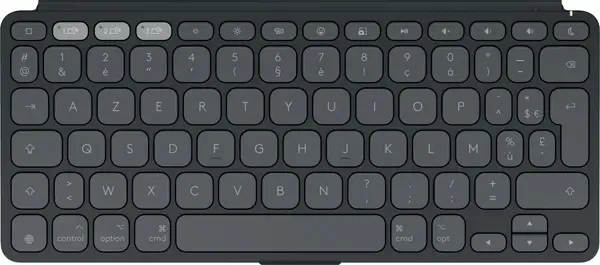 Logitech 920-013006 clavier Universel Bluetooth AZERTY Français Graphite Logitech - visuel 1 - hello RSE - Puissamment portable. Pour iPad