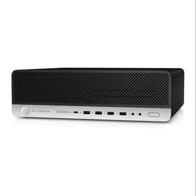 HP EliteDesk 800 G4 SFF i3-8100 8Go 256Go SSD W11 - Grade Reconditionné en France Bon état - Unité centrale reconditionnée - visuel 2