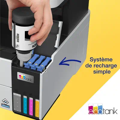 Epson EcoTank ET-5185 Jet d'encre A4 4800 x 1200 DPI 37 ppm Wifi - Multifonctions Jet d'encre - visuel 9