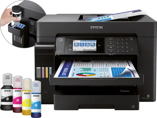 Epson EcoTank ET-16655 Jet d'encre A3 4800 x Epson - visuel 1 - hello RSE - Rapidité et efficacité