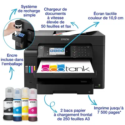 Epson EcoTank ET-16605 Jet d'encre A3 4800 x 2400 DPI 32 ppm Wifi - Multifonctions Jet d'encre - visuel 6