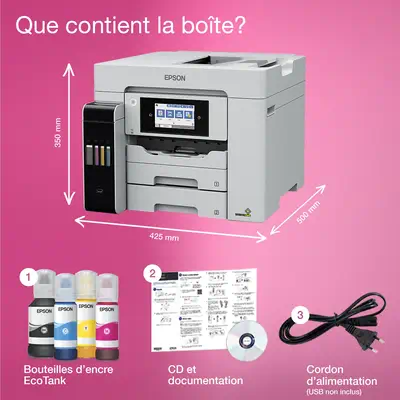 Epson EcoTank Pro ET-5885 Jet d'encre A4 4800 x 2400 DPI 25 ppm Wifi - Multifonctions Jet d'encre - visuel 3