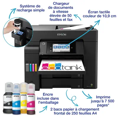 Epson EcoTank ET-5805 Jet d'encre A4 4800 x 2400 DPI 32 ppm Wifi - Multifonctions Jet d'encre - visuel 6