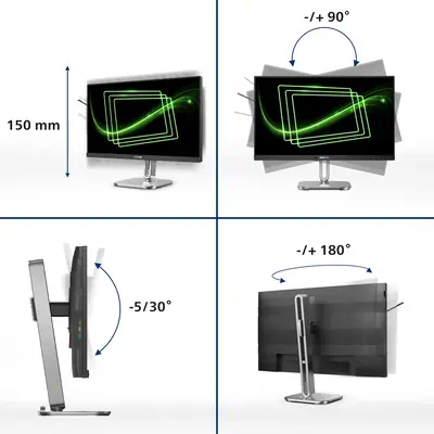 Philips 5000 series 24B2G5200/00 écran plat de PC 60,5 cm (23.8") 1920 x 1080 pixels Full HD LCD Ant - Ecran Ordinateur - visuel 3