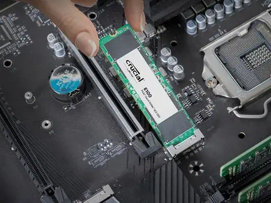 Crucial E100 1 To M.2 PCI Express 4.0 NVMe - Disque dur SSD - visuel 2