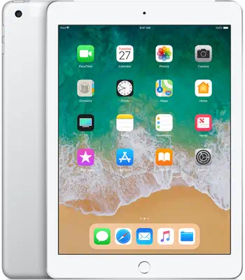 iPad 6 9.7'' 128Go - Argent - WiFi + 4G - Grade Reconditionné en France Bon état - Apple - Tablette reconditionnée - visuel 1