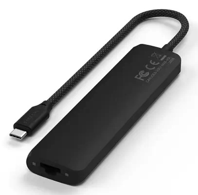 Satechi ST-P7SK hub & concentrateur USB Type-C 10000 Mbit/s Noir - Station d'accueil pour portable - visuel 2