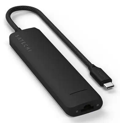 Satechi ST-P7SK hub & concentrateur USB Type-C 10000 Mbit/s Noir - Station d'accueil pour portable - visuel 4