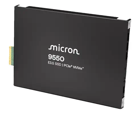 Micron 9550 PRO 15,4 To E3.S PCI Express 5.0 NVMe 3D TLC NAND - Disque dur SSD - visuel 1