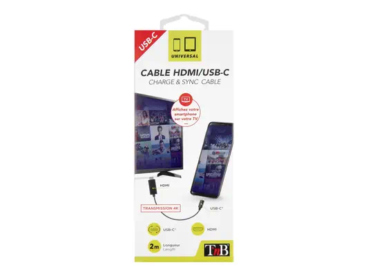 TNB HDMI to USB-C cable T'NB - Câble USB - visuel 4