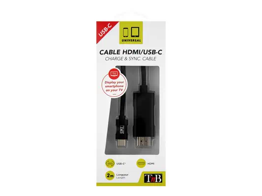 TNB HDMI to USB-C cable T'NB - Câble USB - visuel 5