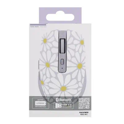T'nB MWXFLOWER souris Droitier Bluetooth + USB Type-A T'NB - visuel 1 - hello RSE - Ergonomie et convivialité