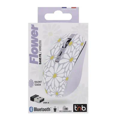 T'nB MWXFLOWER souris Droitier Bluetooth + USB Type-A T'NB - visuel 1 - hello RSE - Des performances réactives