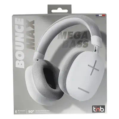 T'nB BOUNCE MAX Casque Avec fil &sans fil T'NB - visuel 1 - hello RSE - Commandes faciles à utiliser