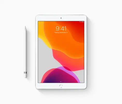 iPad 7 10.2" 128Go - Argent WiFi + 4G  - Grade Reconditionné en France Bon état - Apple - Tablette reconditionnée - visuel 2
