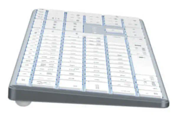 HYPER HS2310NO clavier maison/bureau Bluetooth QWERTY Nordique Gris - Hyper - Clavier - visuel 4