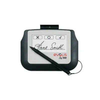Evolis Sig100 Bundle 10,2 cm (4") Noir, Blanc TFT - Autre Imprimante - visuel 1