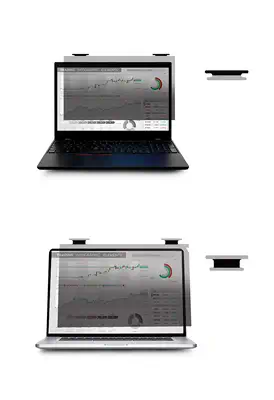 HINGEE PRIVACY FILTER FOR MONITOR 14P WITH 2 HINGES 16:10 - Urban Factory - Protection d'écran et Filtre - visuel 2