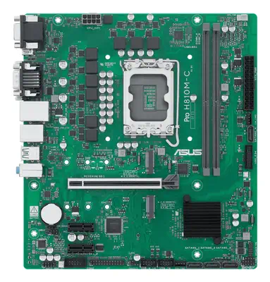 ASUS PRO H810M-C-CSM Intel H810 LGA 1851 (Socket V1) micro ATX - Asus - Carte mère - visuel 2