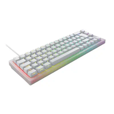CHERRY K5V2 Compact clavier Gaming USB AZERTY Français Blanc - Clavier - visuel 3