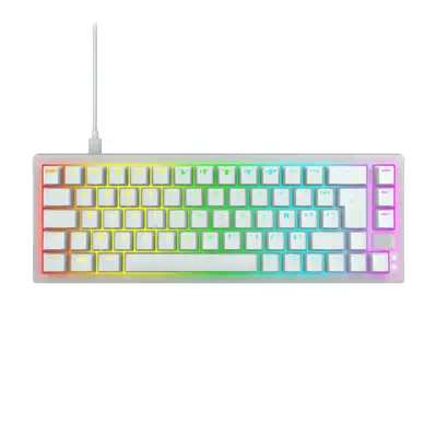 CHERRY K5V2 Compact clavier Gaming USB AZERTY Français Blanc - Clavier - visuel 1