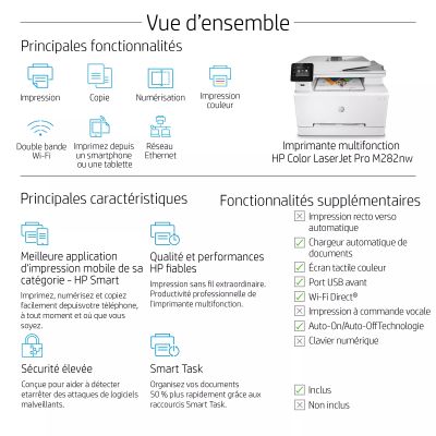 Imprimante multifonction HP Color LaserJet Pro M282nw, Impression, HP - visuel 11 - hello RSE