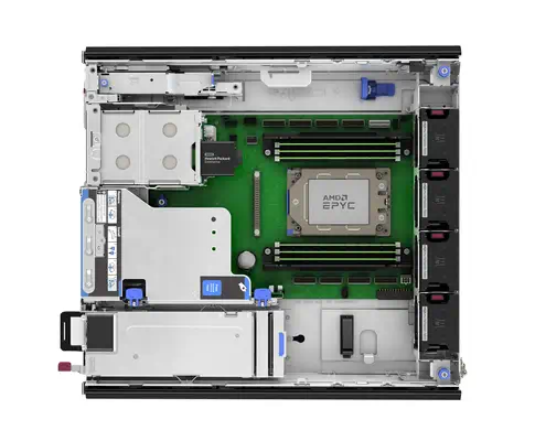 ProLiant DL145 Gen11 8024P 2.4GHz 8c 1P 1x32GB-R 2SFF NS204i-u NC BCM5719 2x1000W PS EMEA Server - HP - Serveur Tour - visuel 4