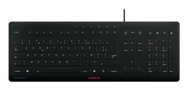 CHERRY Stream Protect Corded Keyboard (FR - Clavier - visuel 1