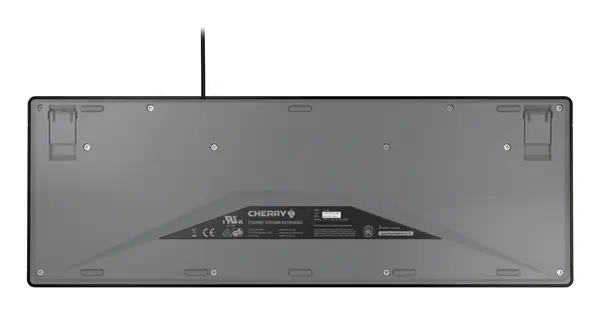 CHERRY STREAM clavier maison/bureau USB QWERTY Portuguais Noir, Gris - Clavier - visuel 2