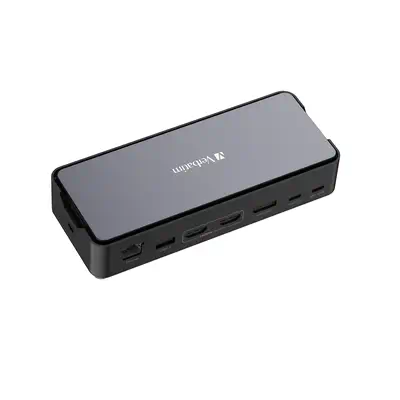Verbatim CDS-15SSD Avec fil USB 3.2 Gen 1 (3.1 Gen 1) Type-C Noir, Gris - Station d'accueil pour portable - visuel 1
