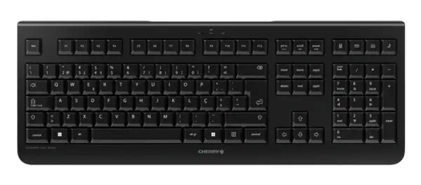 CHERRY KW 3000 clavier Universel RF sans fil QWERTY Portuguais Noir - Clavier - visuel 1