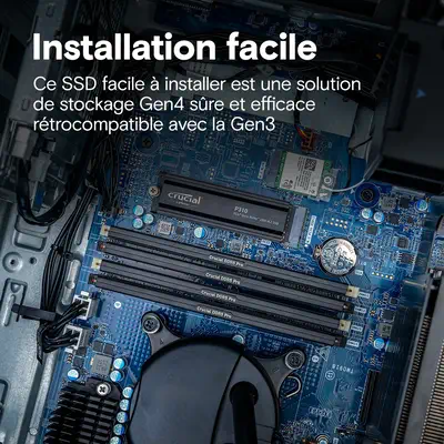 Crucial P310 2 To M.2 PCI Express 4.0 NVMe - Disque dur SSD - visuel 5