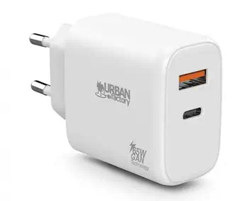 Livraison rapide Urban Factory GPS62UF chargeur d'appareils mobiles Universel Blanc Secteur Charge rapide Intérieure