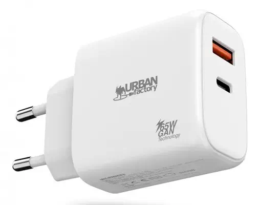 Urban Factory GPS62UF chargeur d'appareils mobiles Universel Blanc Secteur Charge rapide Intérieure - Souris - visuel 2