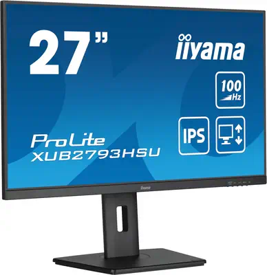 iiyama ProLite XUB2793HSU-B7 écran plat de PC 68,6 cm (27") 1920 x 1080 pixels Full HD LED Noir - Ecran Ordinateur - visuel 3