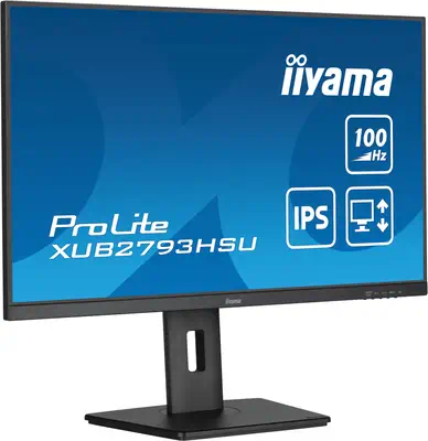 iiyama ProLite XUB2793HSU-B7 écran plat de PC 68,6 cm (27") 1920 x 1080 pixels Full HD LED Noir - Ecran Ordinateur - visuel 4