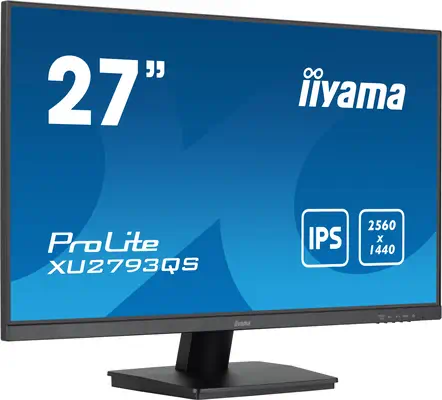 iiyama ProLite XU2793QS-B7 écran plat de PC 68,6 cm (27") 2560 x 1440 pixels 4K Ultra HD LED Noir - Ecran Ordinateur - visuel 2