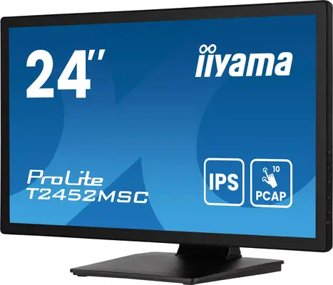 iiyama ProLite T2452MSC-B1AG écran plat de PC 60,5 cm (23.8") 1920 x 1080 pixels Full HD LED Écran t - Ecran Ordinateur - visuel 5