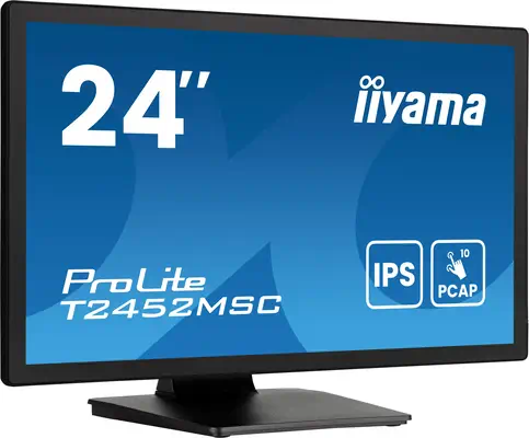 iiyama ProLite T2452MSC-B1AG écran plat de PC 60,5 cm (23.8") 1920 x 1080 pixels Full HD LED Écran t - Ecran Ordinateur - visuel 3