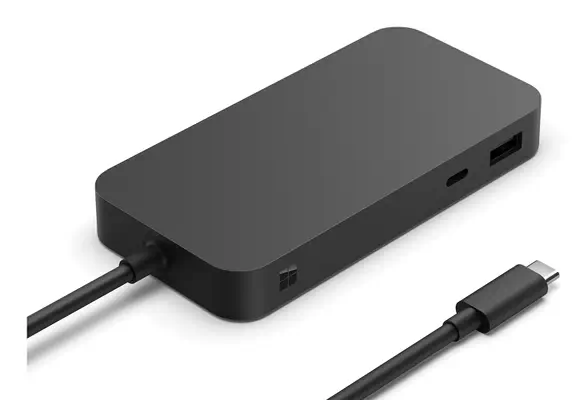 Microsoft Surface USB4 Dock Avec fil Noir Microsoft - visuel 1 - hello RSE - Connectivité efficace