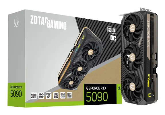 GAMING GeForce RTX 5090 SOLID OC - Zotac - Carte graphique - visuel 8