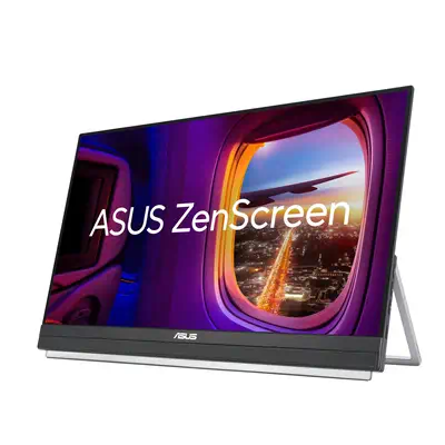ASUS ZenScreen MB229CF écran plat de PC 54,6 cm (21.5") 1920 x 1080 pixels Full HD LED Noir - Asus - Ecran Ordinateur - visuel 1