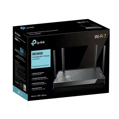 TP-LINK Archer BE230 BE3600 Dual-Band Wi-Fi 7 Router TP-Link - visuel 1 - hello RSE - Performances optimisées