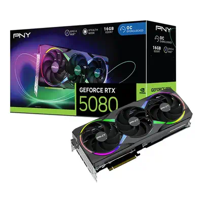 PNY VCG508016TFXXPB1-O carte graphique NVIDIA GeForce RTX 5080 16 Go GDDR7 - Carte graphique - visuel 7